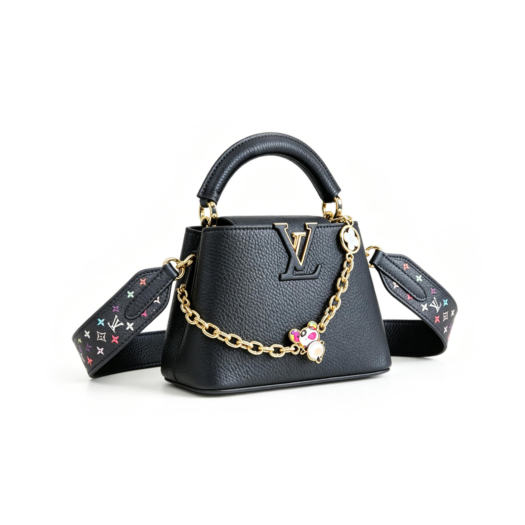 LOUIS VUITTON MURAKAMI LV X TM CAPUCINES MINI M48865 (21*14*8cm)